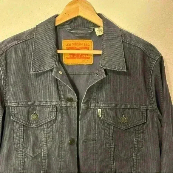 Levi - Corduroy Dusty Blue Jacket - Picture 2 of 9